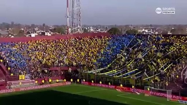 La Fortaleza en el sector de los hinchas de Rosario Central ante Lanús