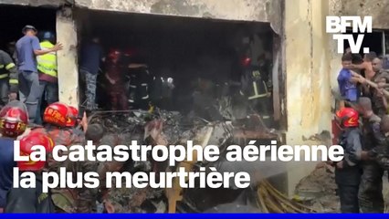 Au Bangladesh, un avion s’écrase sur une école, au moins 16 morts dont de nombreux écoliers