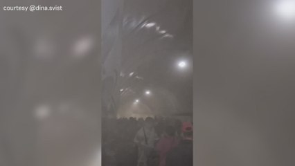 Así ha quedado la estación de metro en Kiev tras el ataque ruso