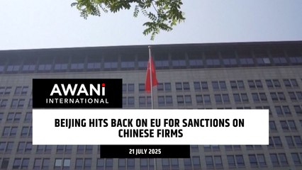 Beijing hits back at EU over sanctions on Chinese firms