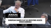European shares flat as investors assess mixed earnings