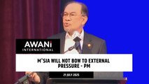 M'sia will not bow to external pressure - PM