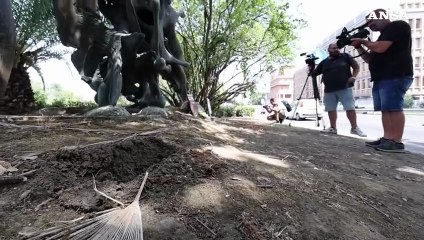 Roma, danneggiata la lapide davanti al monumento a Matteotti