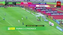 Pumas cae ante Pachuca en su debut en casa en el Apertura 2025