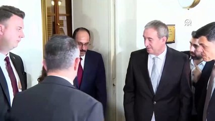 MİT Başkanı Kalın, DEM Parti grubunu ziyaret etti