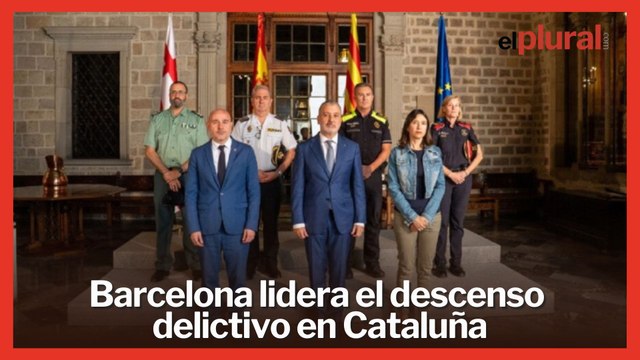 Barcelona lidera el descenso delictivo en Cataluña este 2025