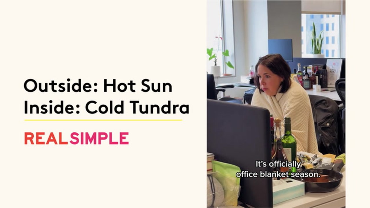It's Cold Office Season...Bundle Up