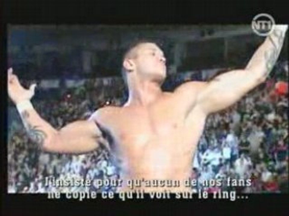 WWE.RAW Clip de Randy ORTON 2007 "ne faite pas sa chez-vous"