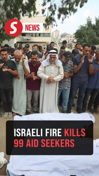 Israeli fire kills at least 99 seeking aid in Gaza as hunger worsens