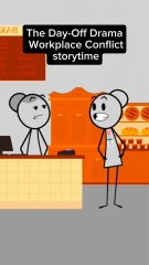 The Day-Off Drama Workplace Conflict storytime #animation  #work #worklife #manager  #usa🇺🇸 #shorts
