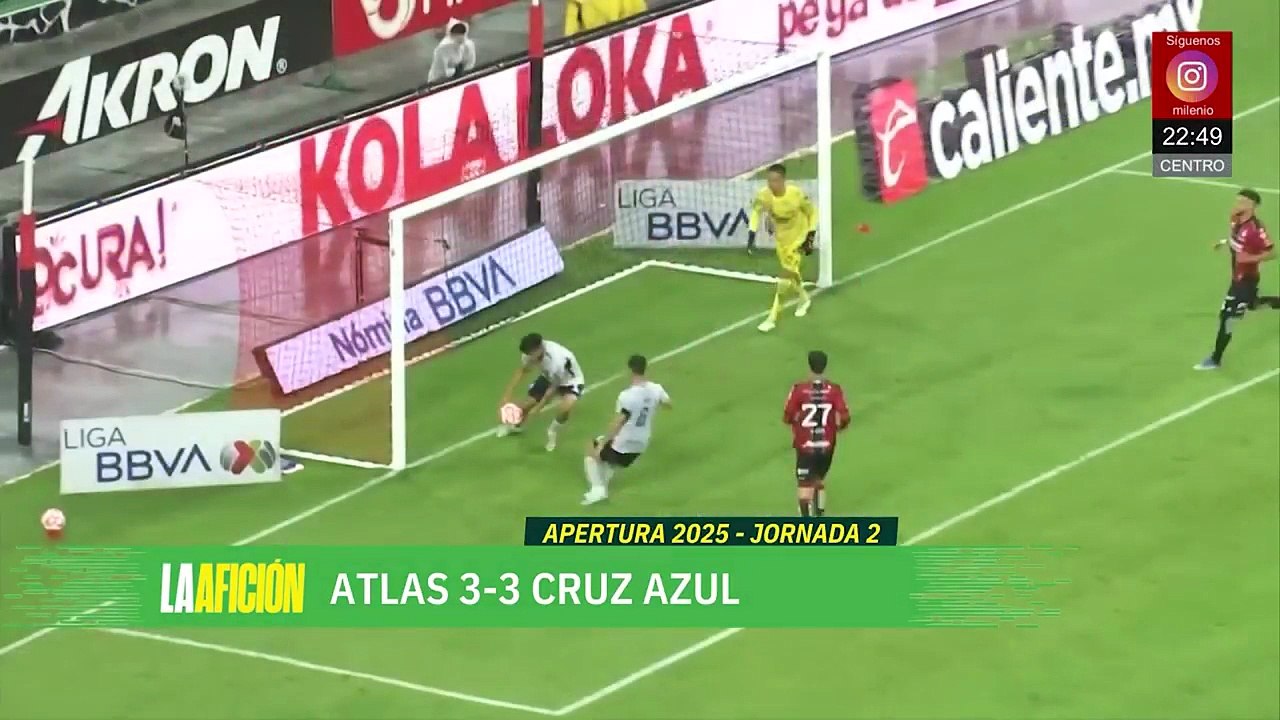 Ángel Sepúlveda salva a Cruz Azul al rescatar empate con Atlas