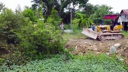 How can this be done Completed project with Bulldozer & Dump Truck