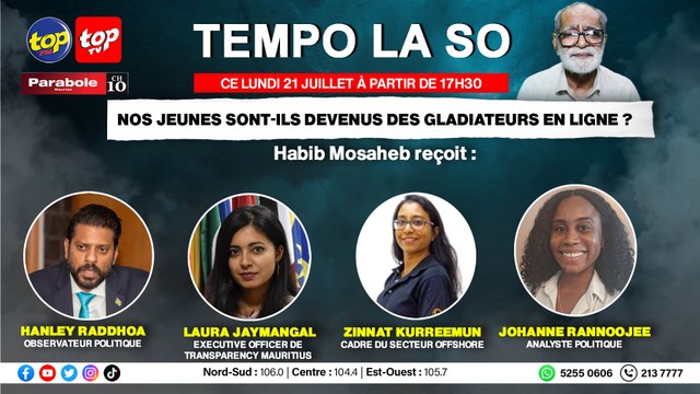 Tempo la so: Nos jeunes sont-ils devenus des gladiateurs en ligne ?