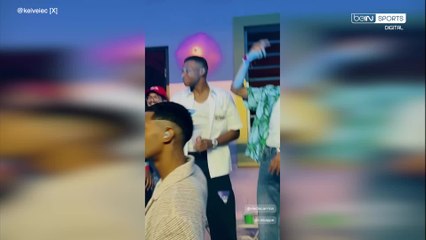 Mbappé and Hakimi stole the show at Bad Bunny’s party