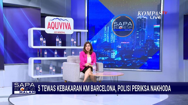 Detik-Detik Penyelamatan Balita dari Kapal Barcelona V yang Terbakar | SAPA MALAM