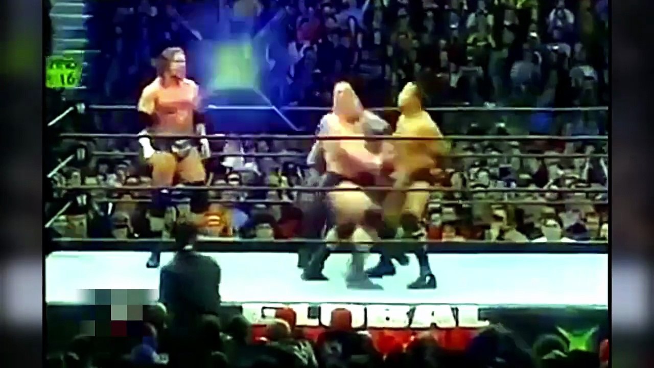 Brock Lesnar vs Triple H vs The Rock | Epic WWE Legends Triple Threat Match!