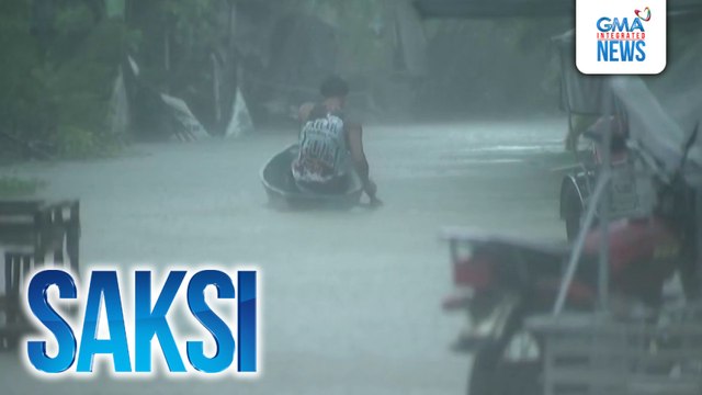 25 barangay sa Macabebe, Pampanga, lubog sa baha; karamihan sa mga residente, ayaw lumikas | Saksi