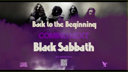 Black Sabbath - Back to the Beginning (Livestream) Full Set - THEOUTBLACK