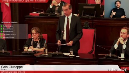 Beppe Sala in Consiglio: nulla a mio vantaggio, mie mani sono pulite