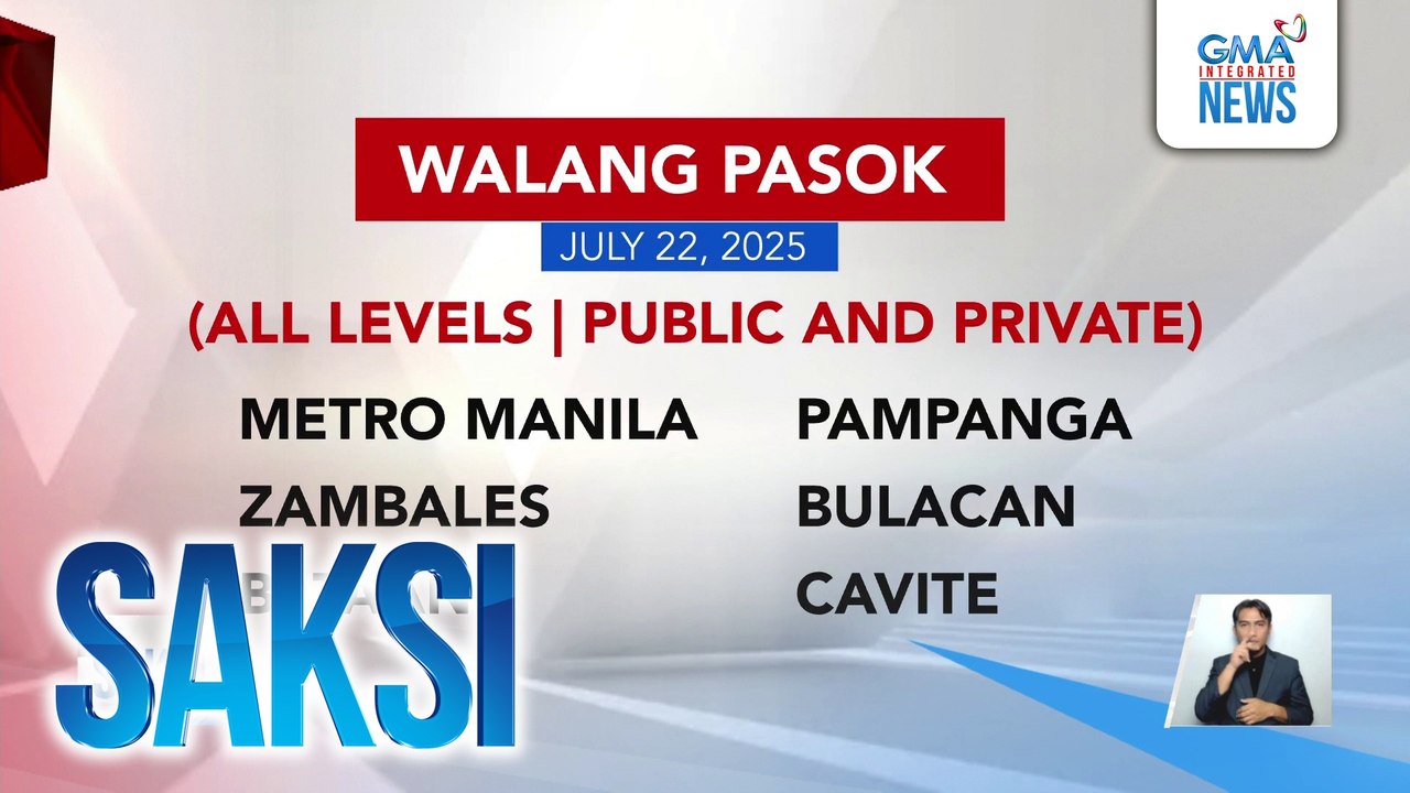 Class Suspensions - July 22 | Saksi