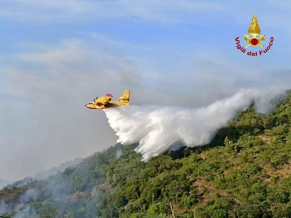 Campobasso, una notte di incendi: vigili del fuoco in azione su più fronti (21.07.25)