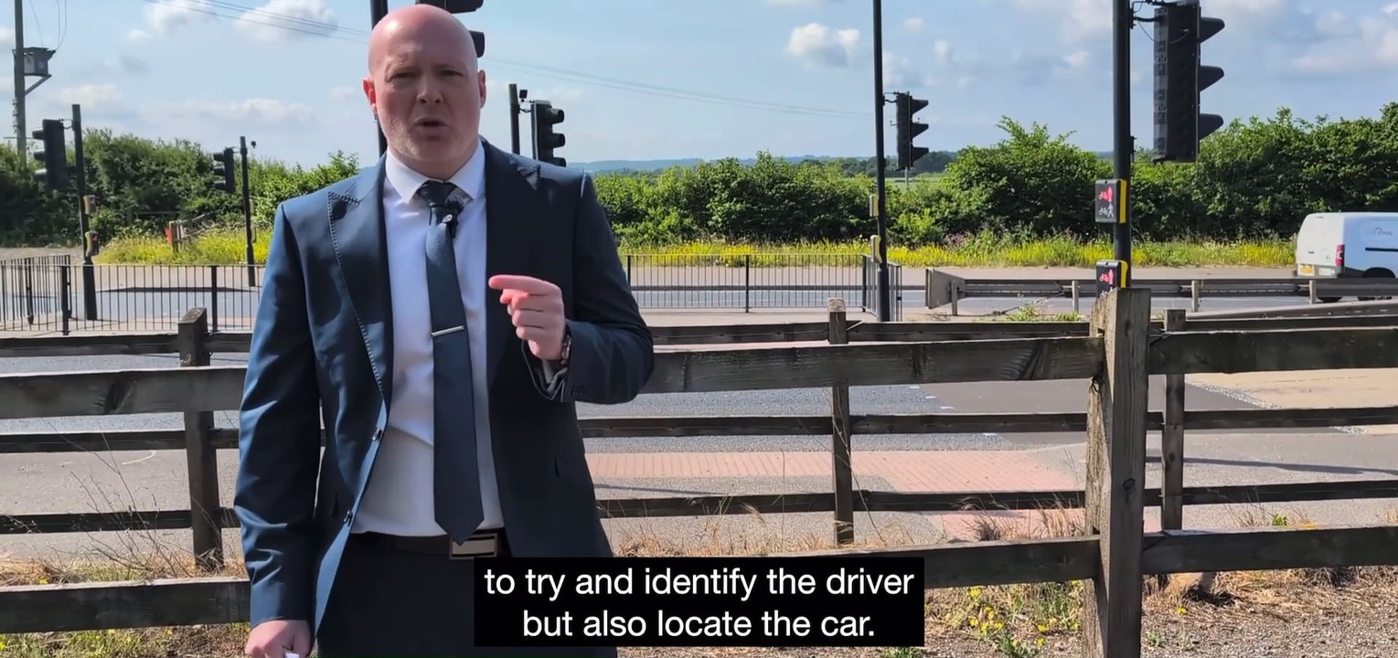 Chesterfield man jailed after killing pensioner while driving along busy A-road (video credit: South Yorkshire Police)