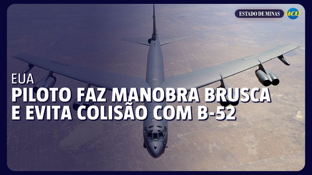 Piloto de avião comercial evita colisão com bombardeiro B-52 nos EUA