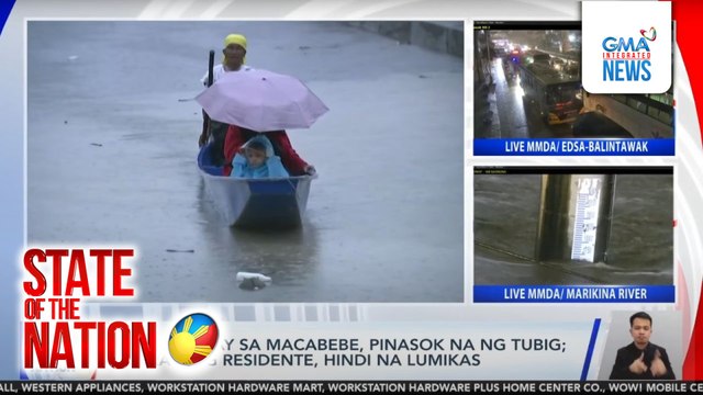 State of the Nation Part 1: Masamang Panahon; Baha sa Metro Manila; Walang pasok; Atbp. | SONA