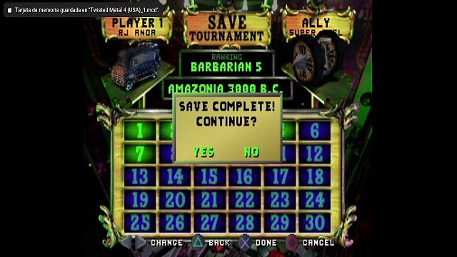 Twisted Metal 4 PSOne - Axel y 1974 Dodge Tradesman #3 - #TwistedMetal4 #TwistedMetalPS1 - RJ ANDA