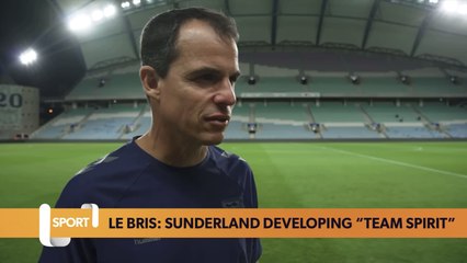 Sunderland developing “team spirt” claims Le Bris after encouraging result against Sevilla