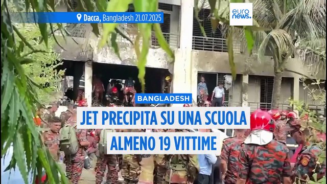 Bangladesh, jet militare si schianta su una scuola di Dacca: almeno 19 morti e oltre 160 feriti