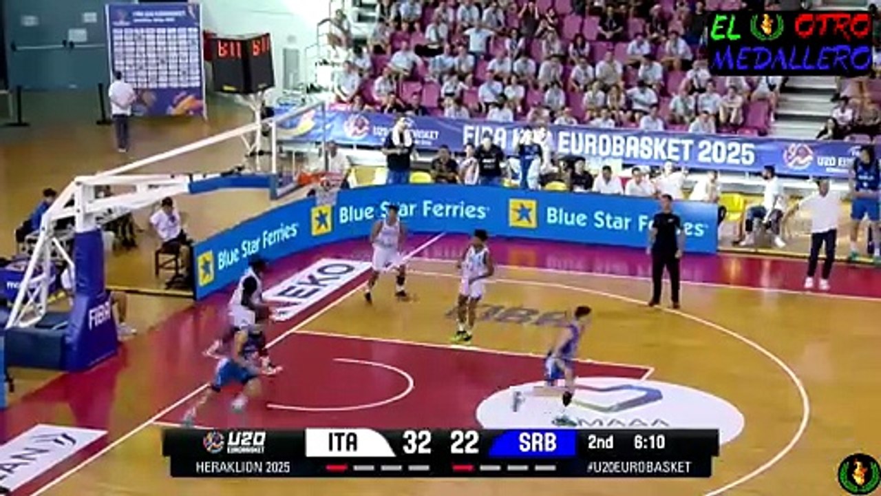 06 Italia - Serbia Semifinal Eurobasket sub 20 masculino Hereklion 2025