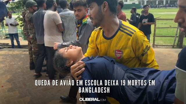 Queda de avião em escola deixa 19 mortos em Bangladesh