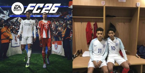 Así fue el rodaje de la portada del EA FC 26 con Bellingham y Musiala como protagonistas