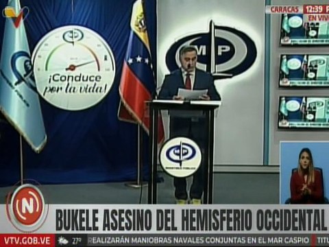 Fiscal Saab revela denuncias de violaciones sufridas por compatriotas en el CECOT