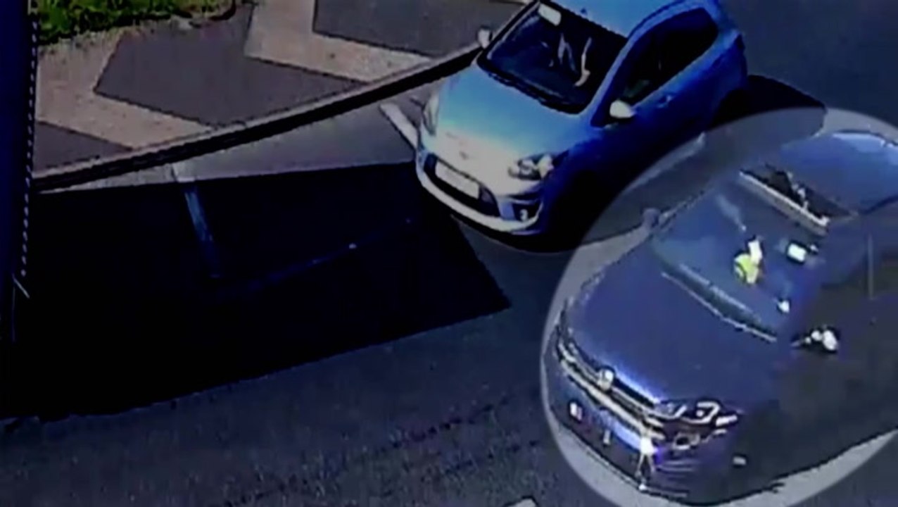 CCTV shows Cain Byrne inhaling nitrous oxide while driving before and after fatal crash