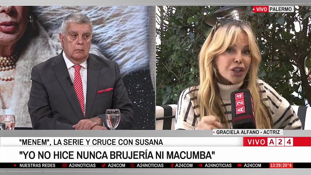Tremendo cruce entre Luis Ventura y Graciela Alfano