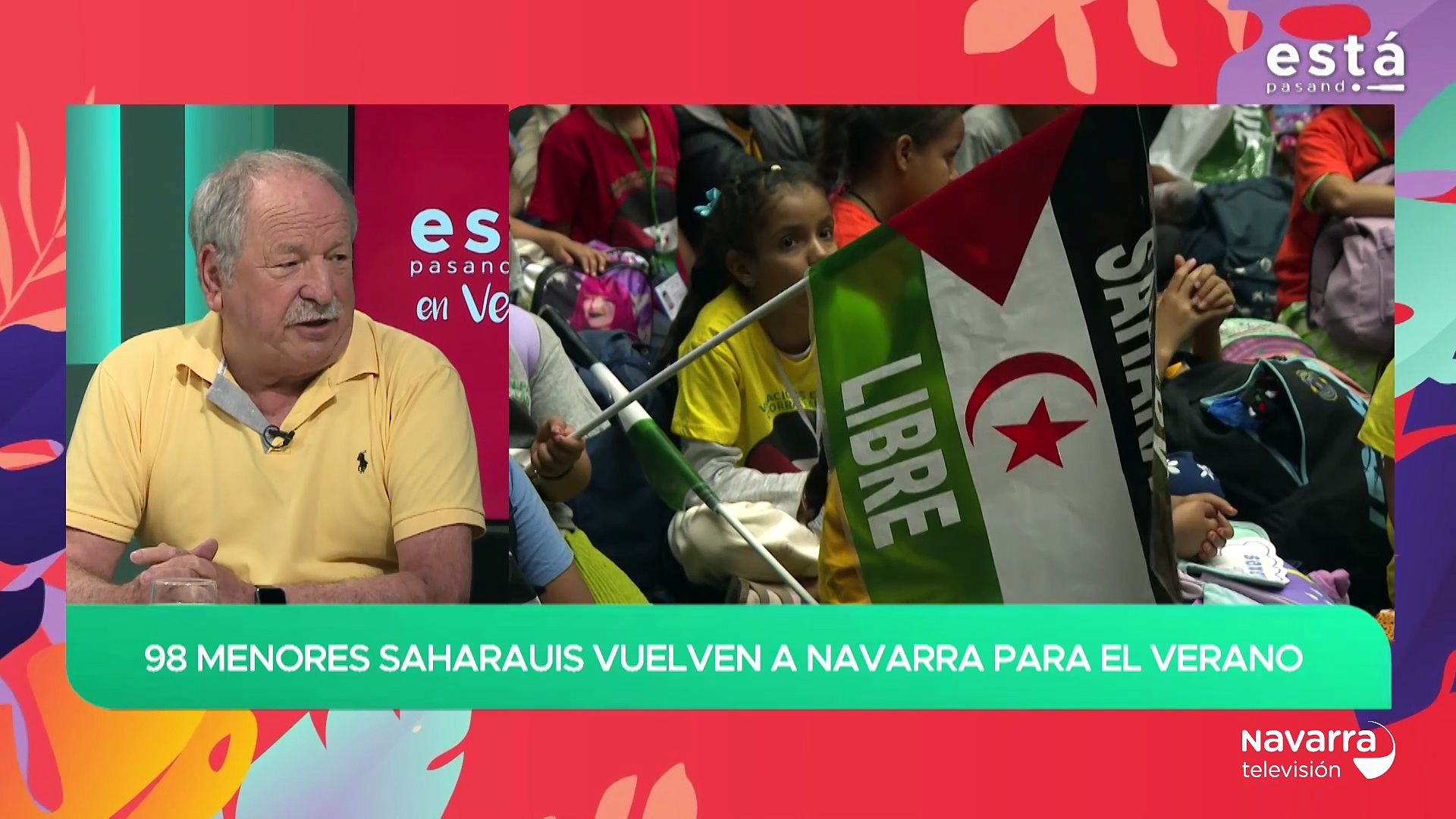 Conocemos a Zeina, lleva pasando el verano en Navarra cuatro años