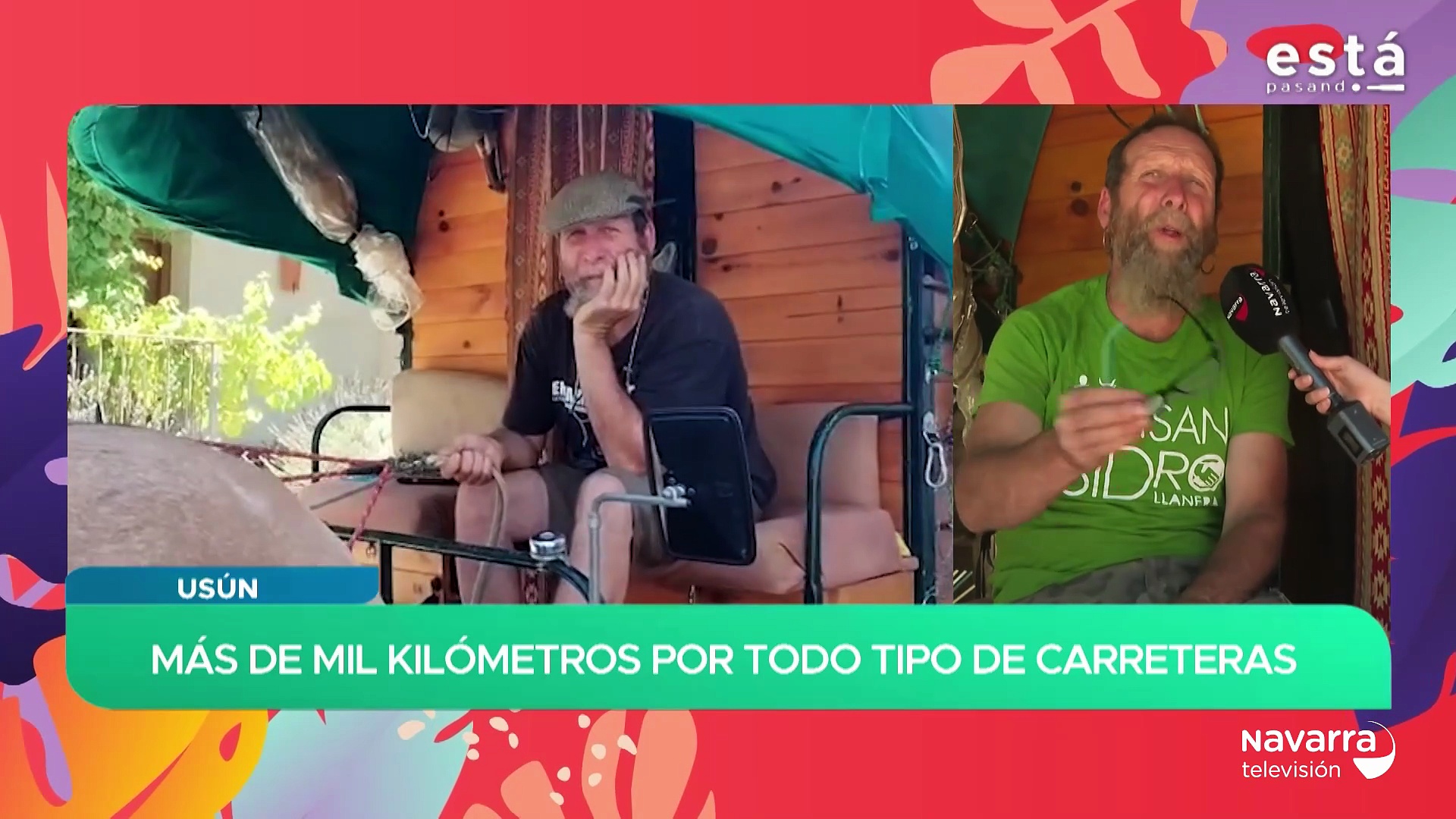 ¿Quién está detrás del carro tirado por caballos que circulaba por la PA-30?