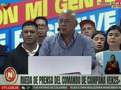 Jorge Rodríguez: Agradecemos al papa León XIV porque sabemos que intercedió por nuestros muchachos