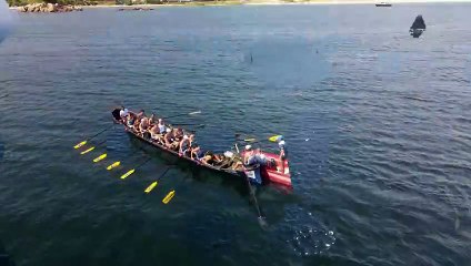 compétition de traînières et plage d' Espiño, Galice