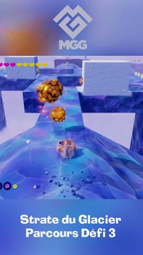 Montée de l'Iceberg Géant Donkey Kong Bananza : Parcours Défi 3 Strate du Glacier