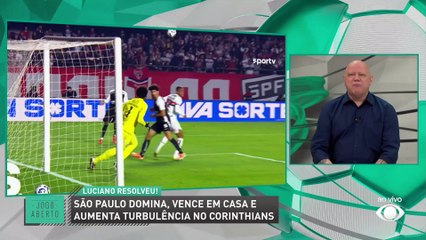 Ronaldo Giovaneli critica Dorival por tirar Memphis no intervalo de São Paulo x Corinthians