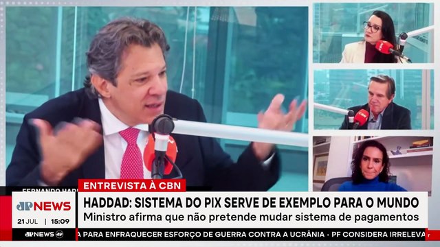Haddad defende Pix após críticas de Trump | TEMPO REAL
