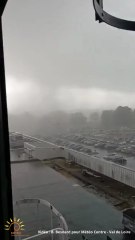 Torbellinos y vientos: tornado sorprende a un aeropuerto en Francia (Video)