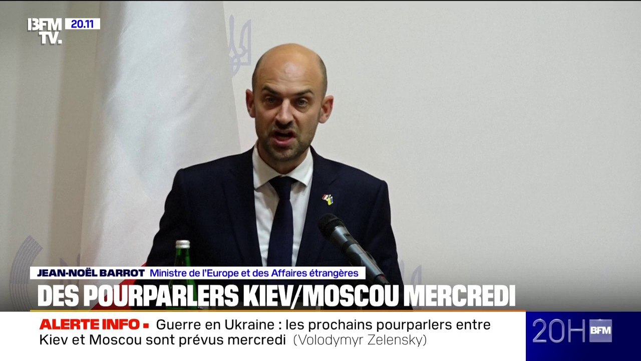 Conflit en Ukraine: "C'est une guerre à la fois indigne et lâche", déclare Jean-Noël Barrot en déplacement à Tchernobyl