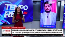 Maioria dos brasileiros desaprova trabalho do Congresso Nacional | TEMPO REAL