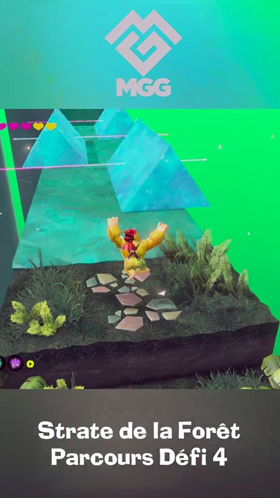 Rebonds Bananiers Donkey Kong Bananza : Parcours Défi 4 Strate de la Forêt