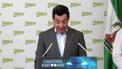 Moreno sitúa a Valeo a la cabeza del "resurgimiento industrial" de Jaén
