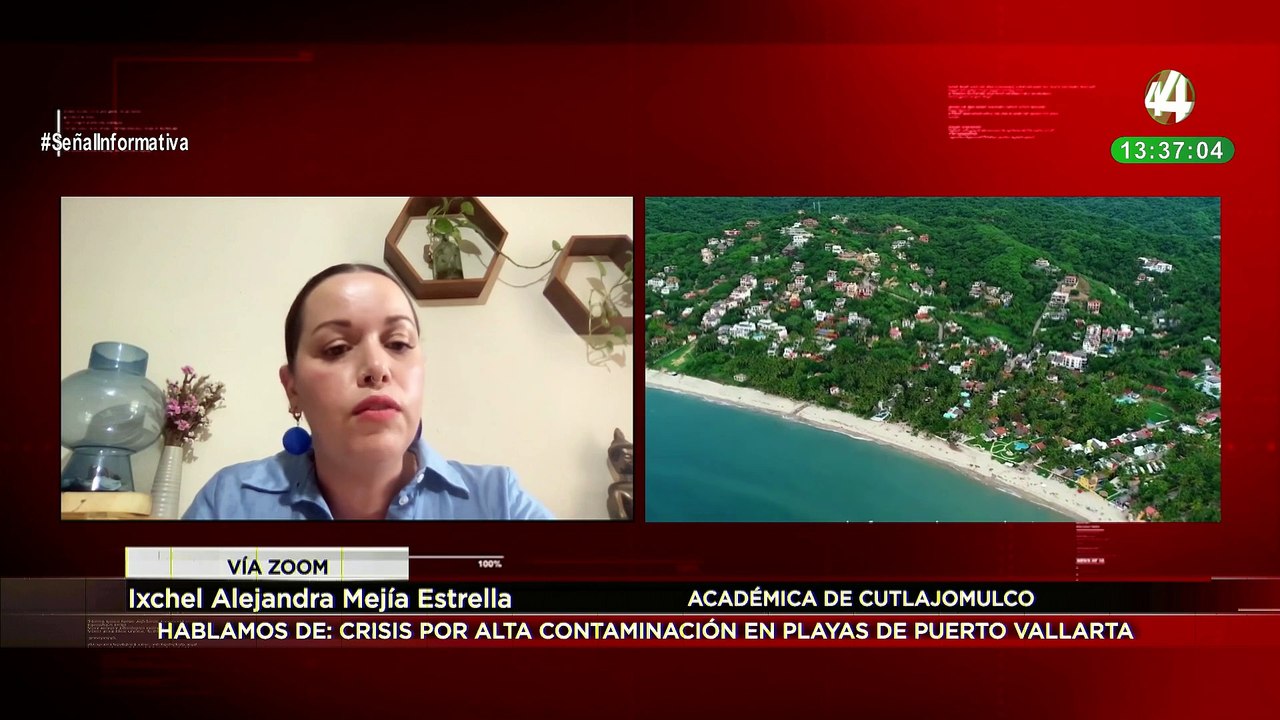 Ixchel Alejandra Mejía habla sobre la crisis por alta contaminación en playas de Puerto Vallarta